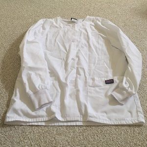 White Cherokee scrub jacket