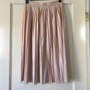 Pleated Midi Skirt