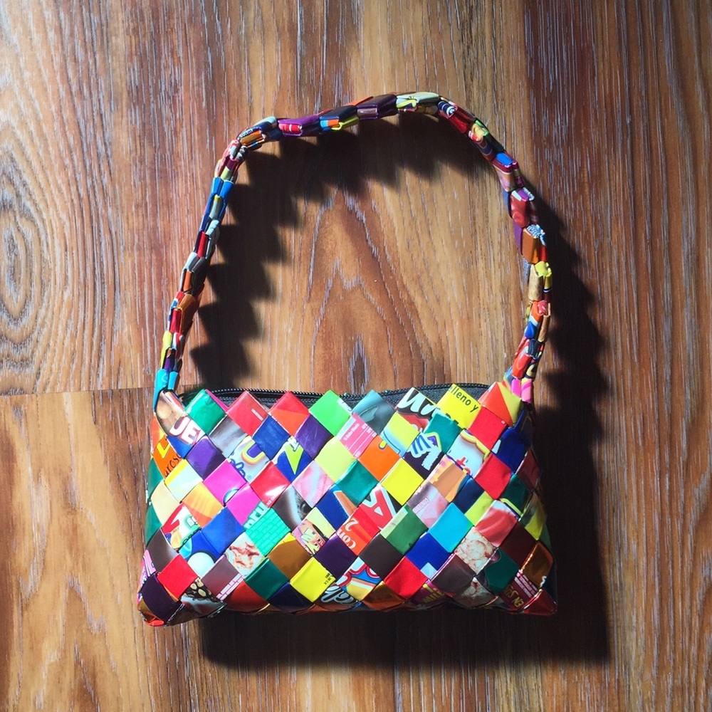 Candy wrapper purse from Mexico