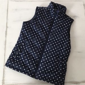 Land's End Navy Puffer Vest