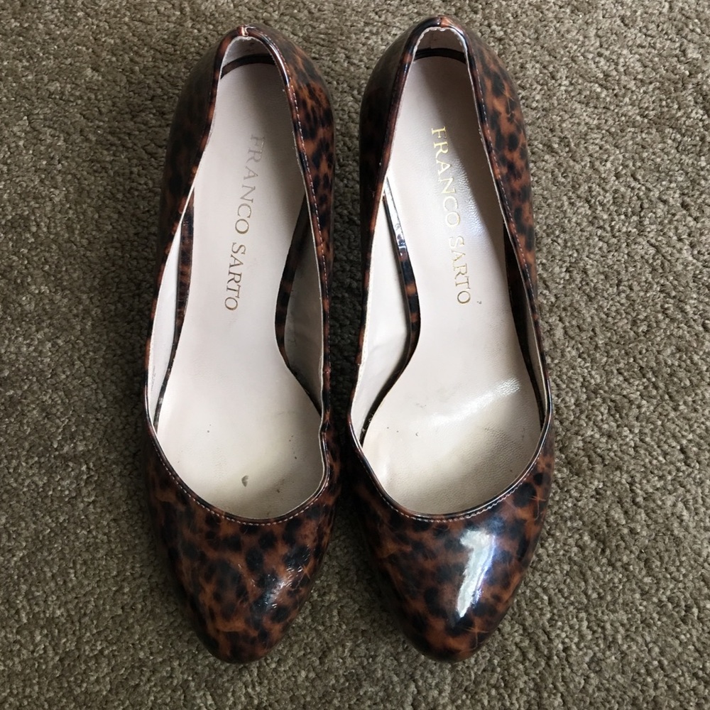Cheetah print heels