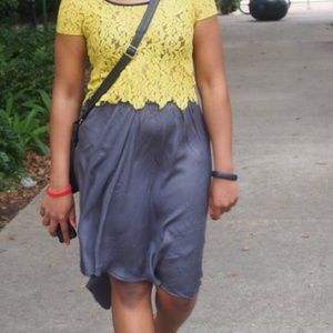 Zara Grey Asymmetrical skirt