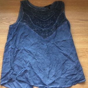 Forever 21 embroidered tank top
