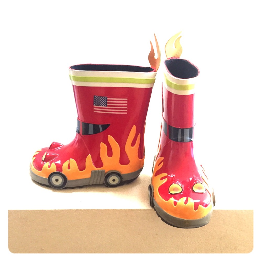 Kidorable Fireman Rain Boots