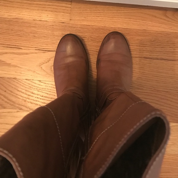 Cognac Riding Boots by Italina - Picture 2 of 3