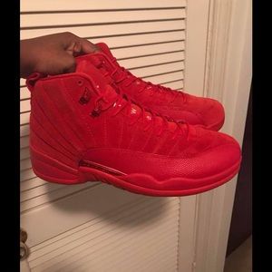 Red suede 12s