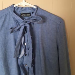 • Denim Look Top •