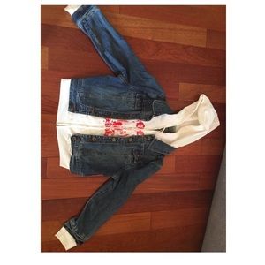 Denim Jacket with hoodie