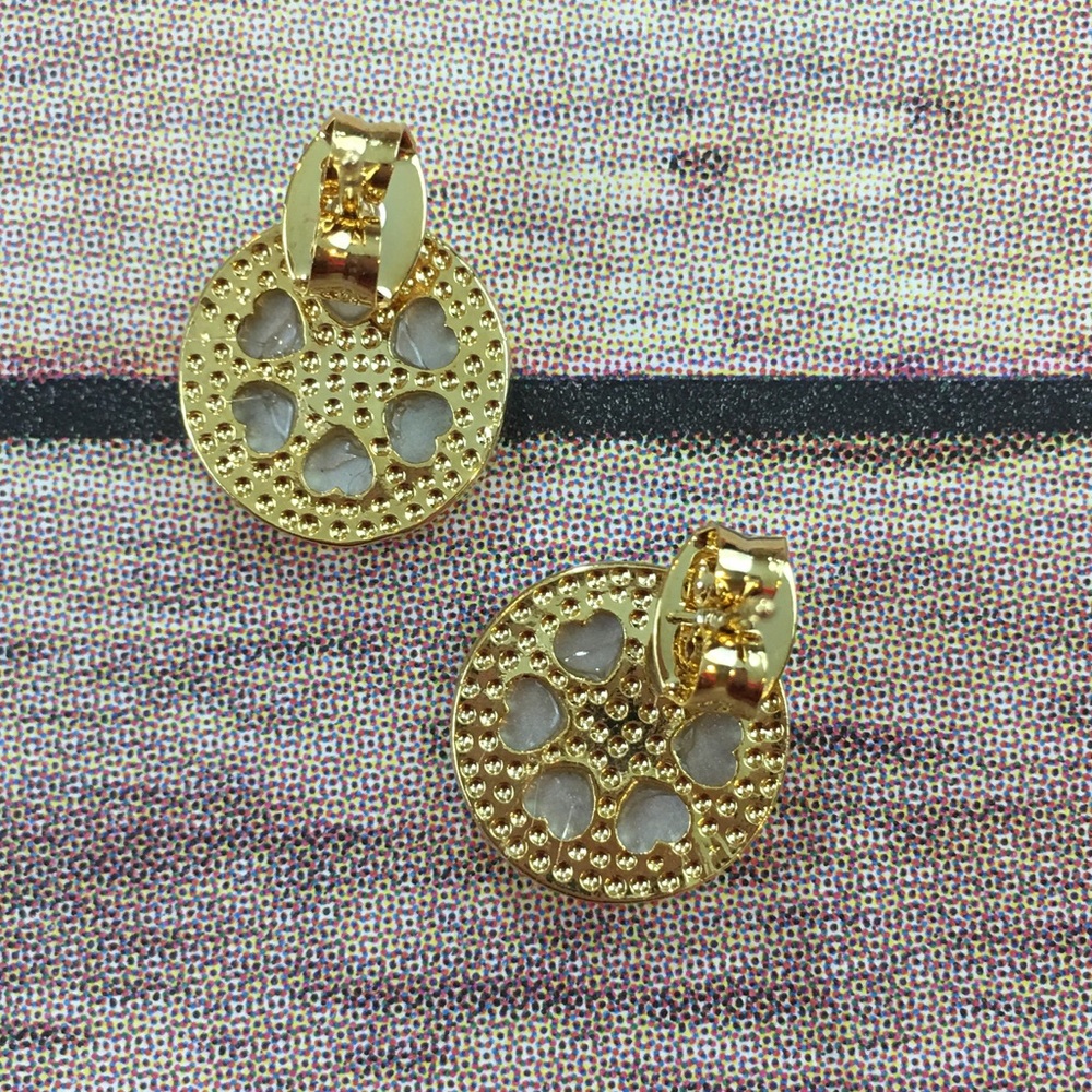 🌸CLEARANCE🌸Minimalist Chic Round Gold Earrings - Picture 3 of 5