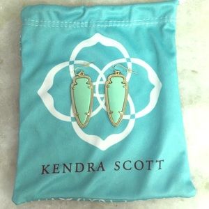 Kendra Scott Skylar earrings, mint
