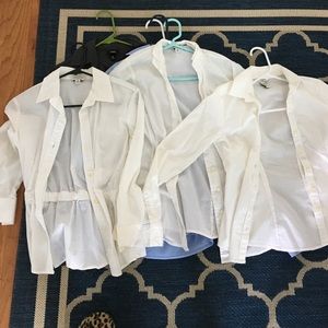 XS, Petite Small Button Up Blouses Pack