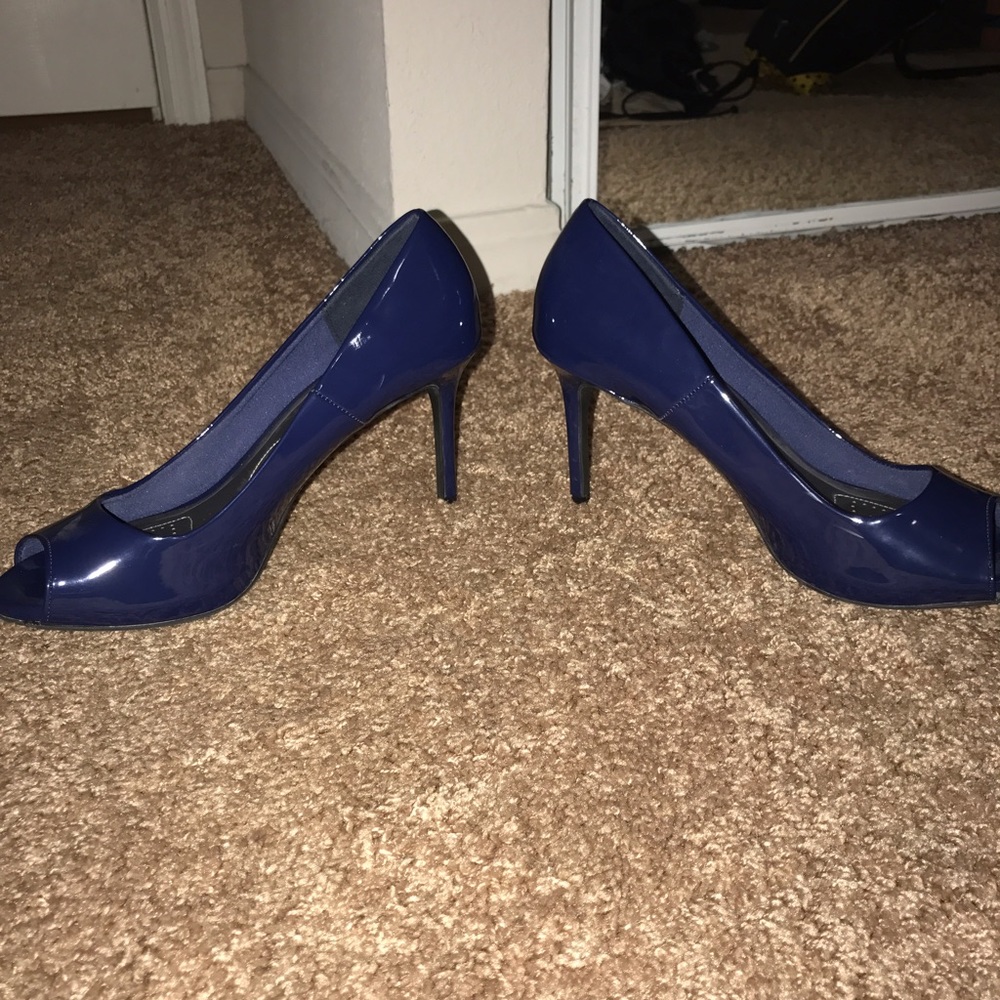 Navy Blue Heels