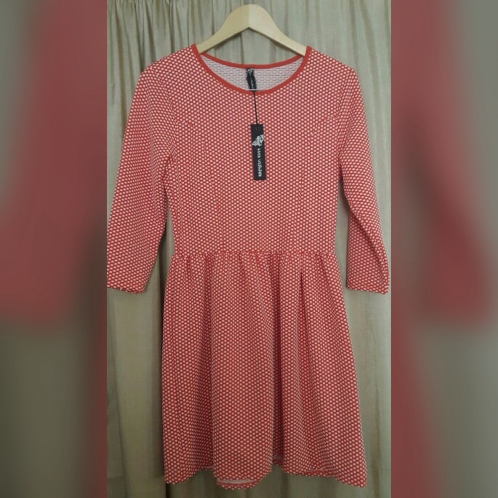 Orange Polka Dot Dress