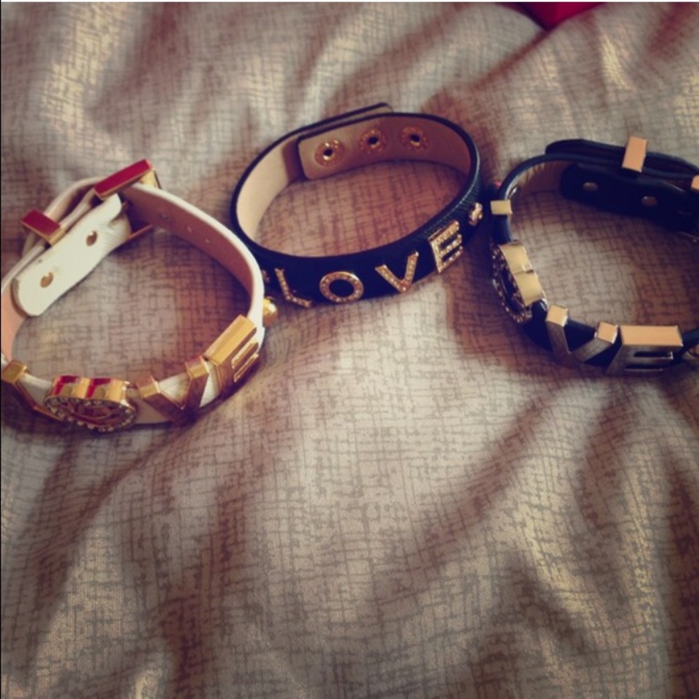 Juicy couture "love" buckle bracelets