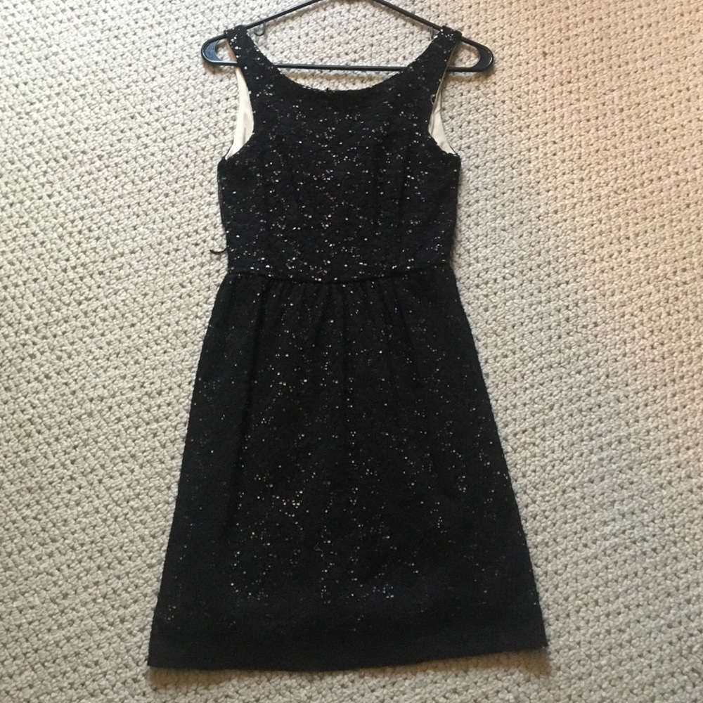 Black lace dress