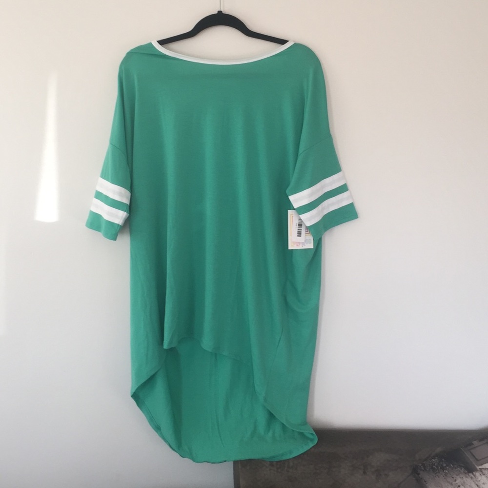 LULAROE Irma blue green NWT