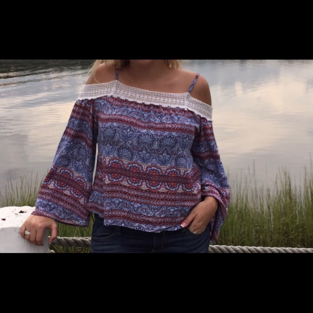 Off the shoulder blouse