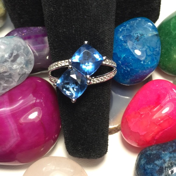 70% off Color Change Gems Jewelry - 💙COLOR SHIFT FLUORITE PRINCESS CUT ...