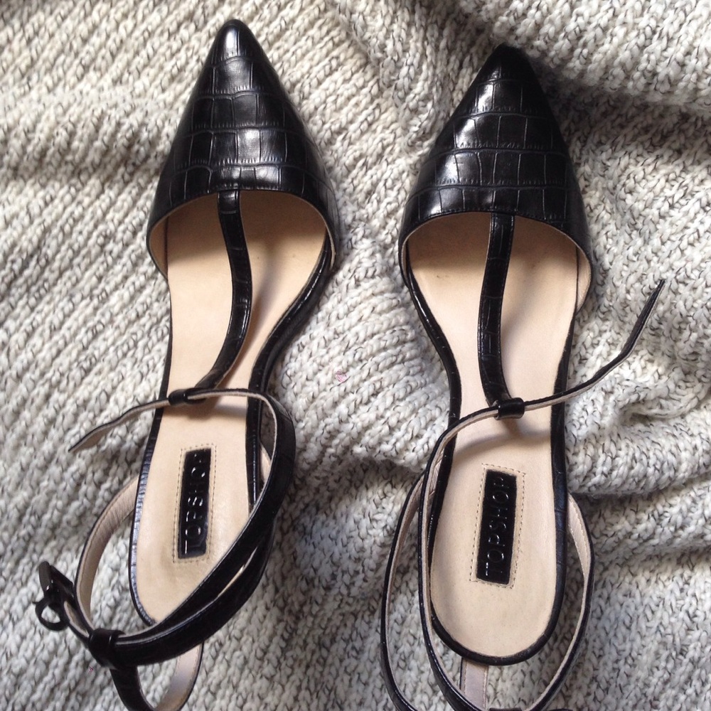 Strappy Leather Topshop Heels // Size 9/8.5