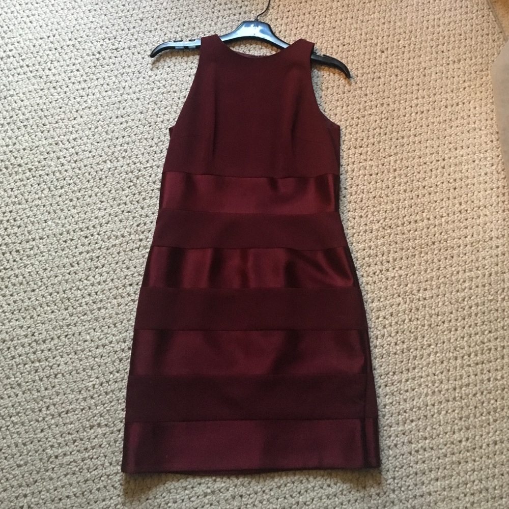 Maroon formal dress