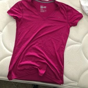 Nike dri fit purple shirt