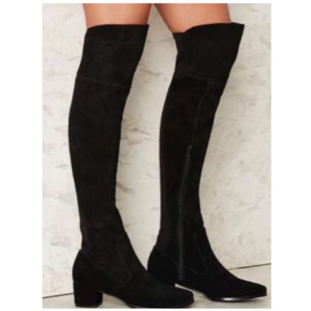 Chinese Laundry Over the Knee Suede Boots