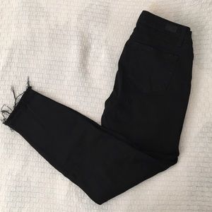 Paige Verdugo Crop Black Jeans