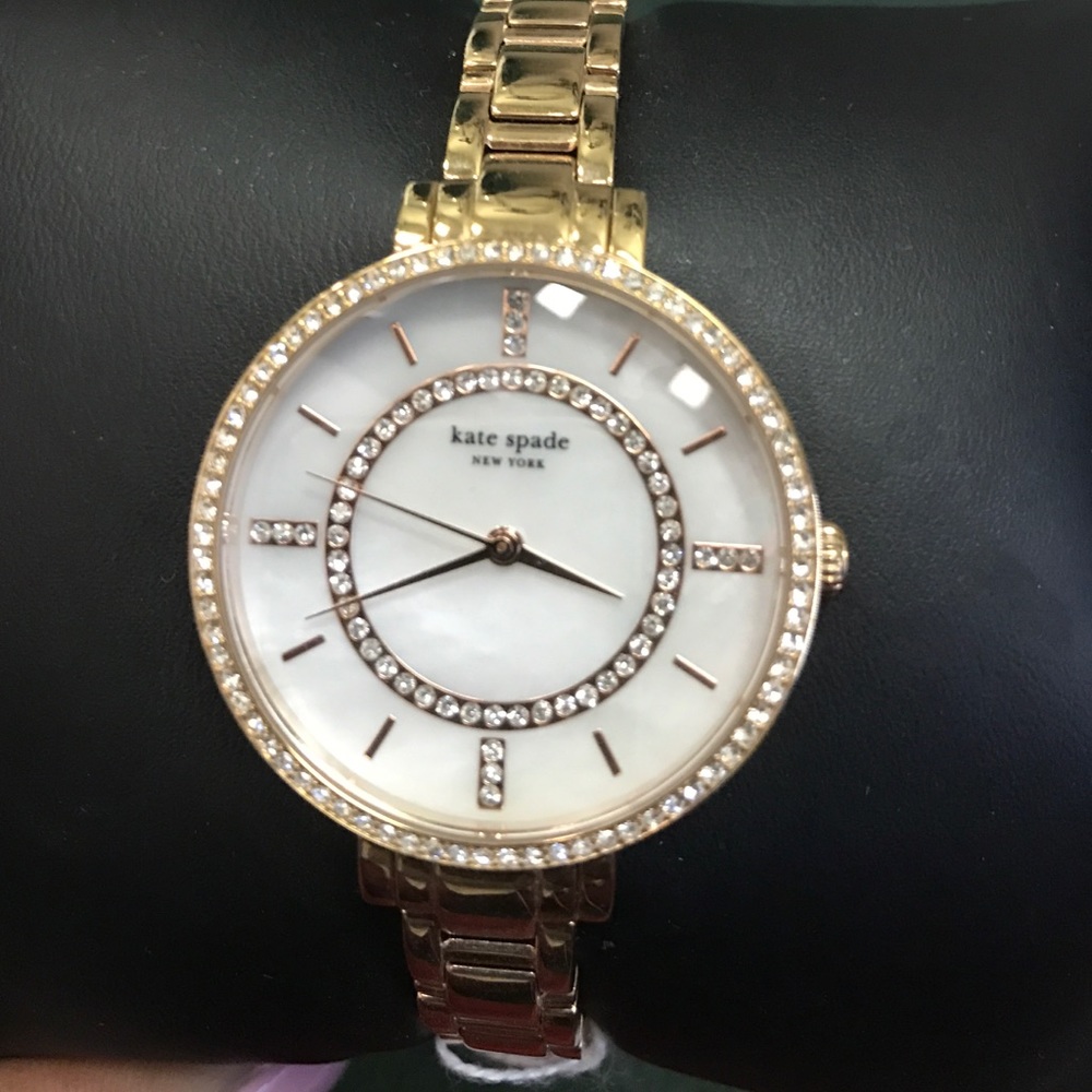 Kate Spade Gold watch with Swarovski crystals