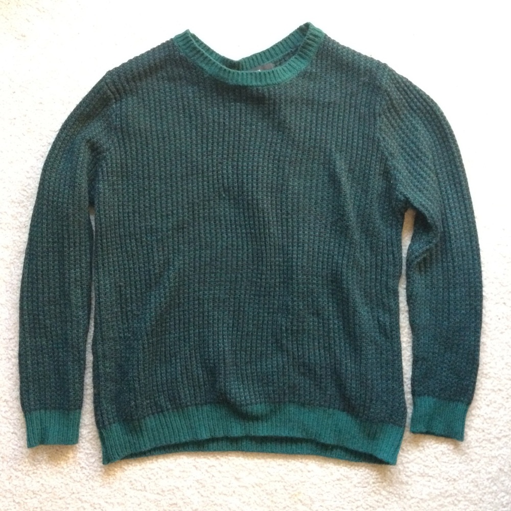 Green Crew Neck Sweater
