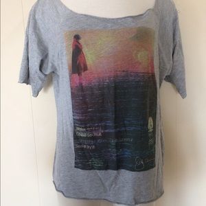 O'Neill off the shoulder graphic tee