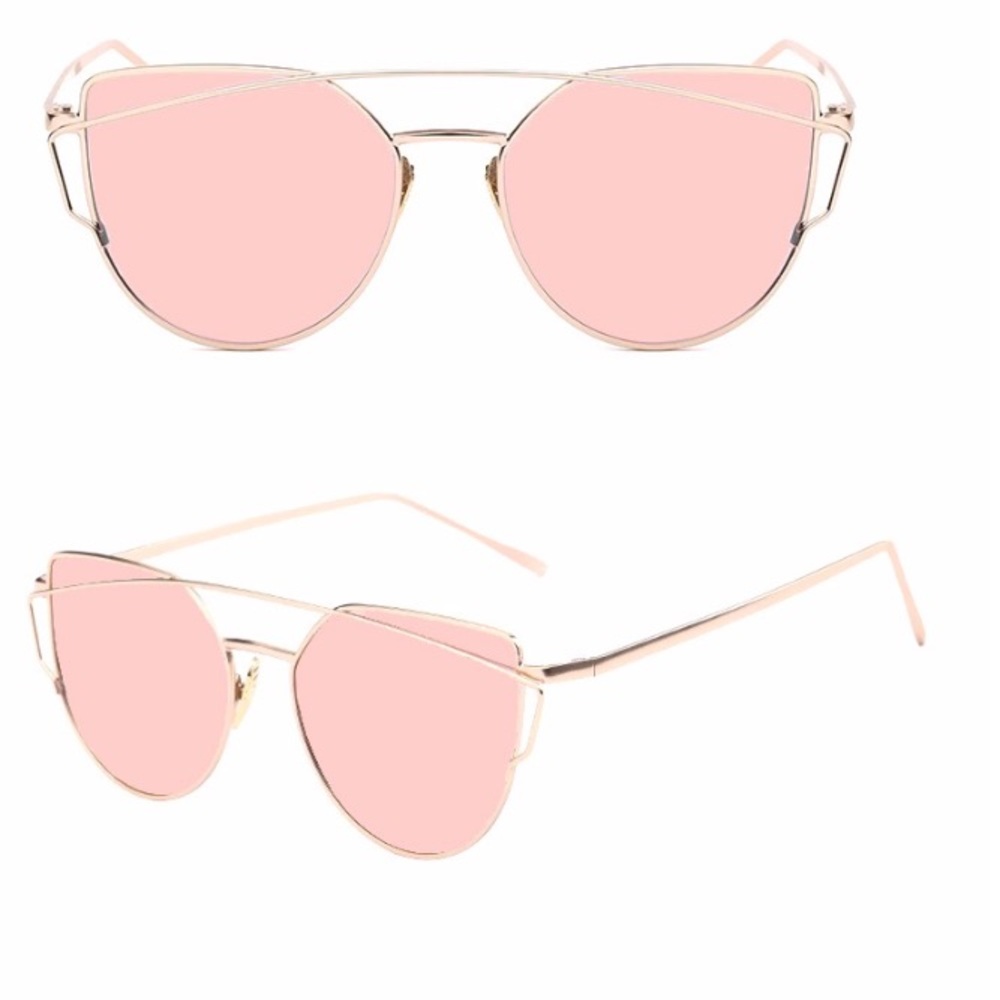 🌟Last 🌟Emma Cat Eye Aviator Mirrored Sunnies - Picture 2 of 8