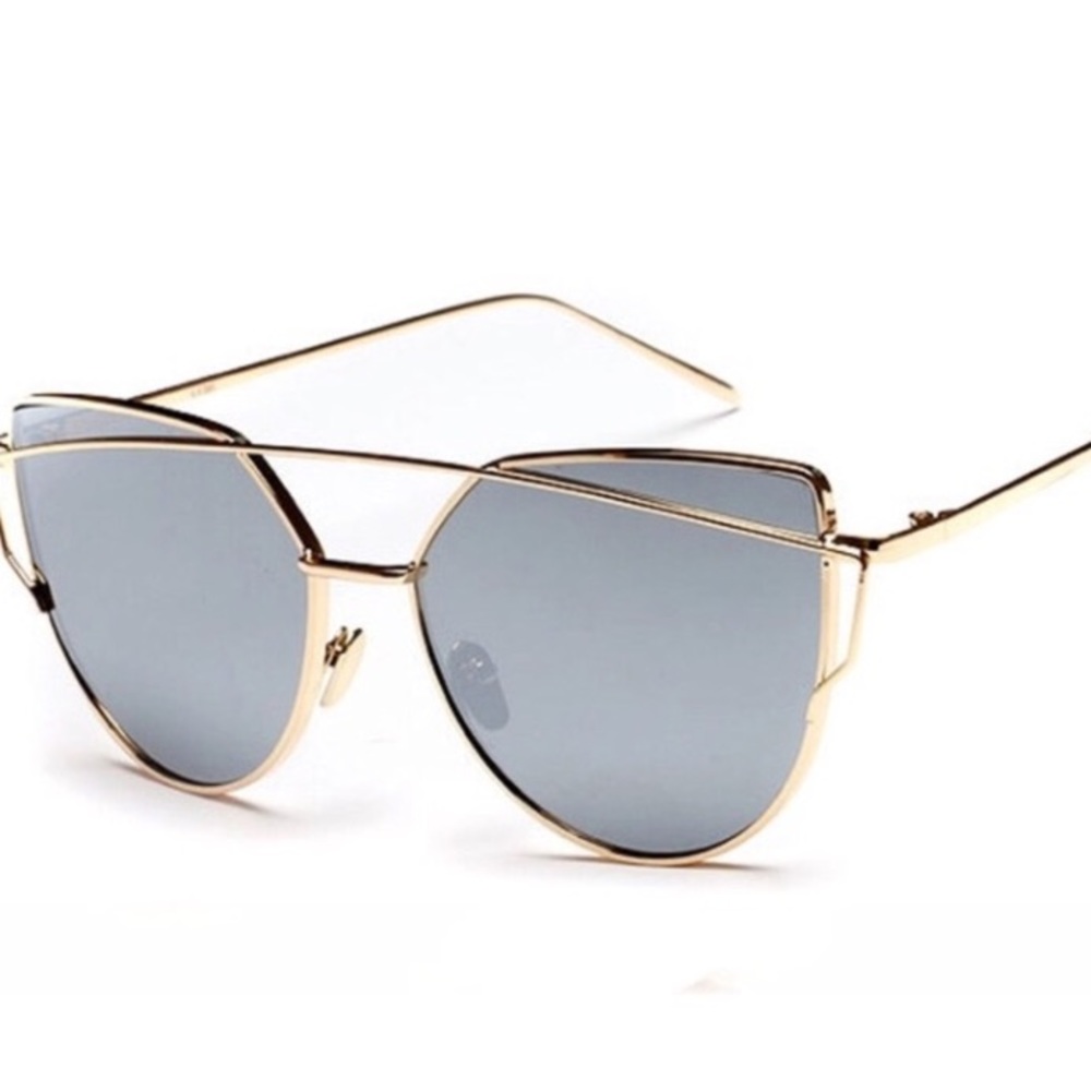 🌟Last 🌟Emma Cat Eye Aviator Mirrored Sunnies - Picture 6 of 8
