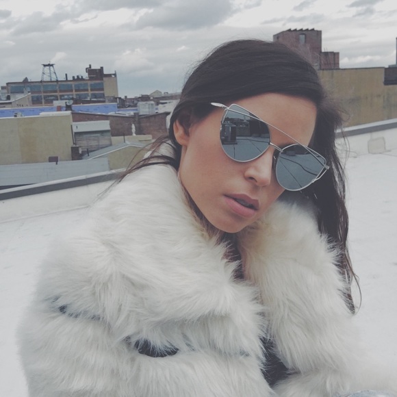 🌟Last 🌟Emma Cat Eye Aviator Mirrored Sunnies - Picture 5 of 8