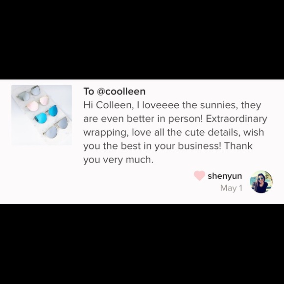 🌟Last 🌟Emma Cat Eye Aviator Mirrored Sunnies - Picture 8 of 8