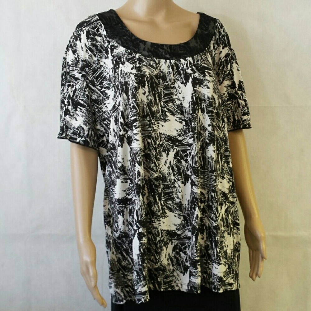 Sag Harbor Women's  Top, Short Sleeve.