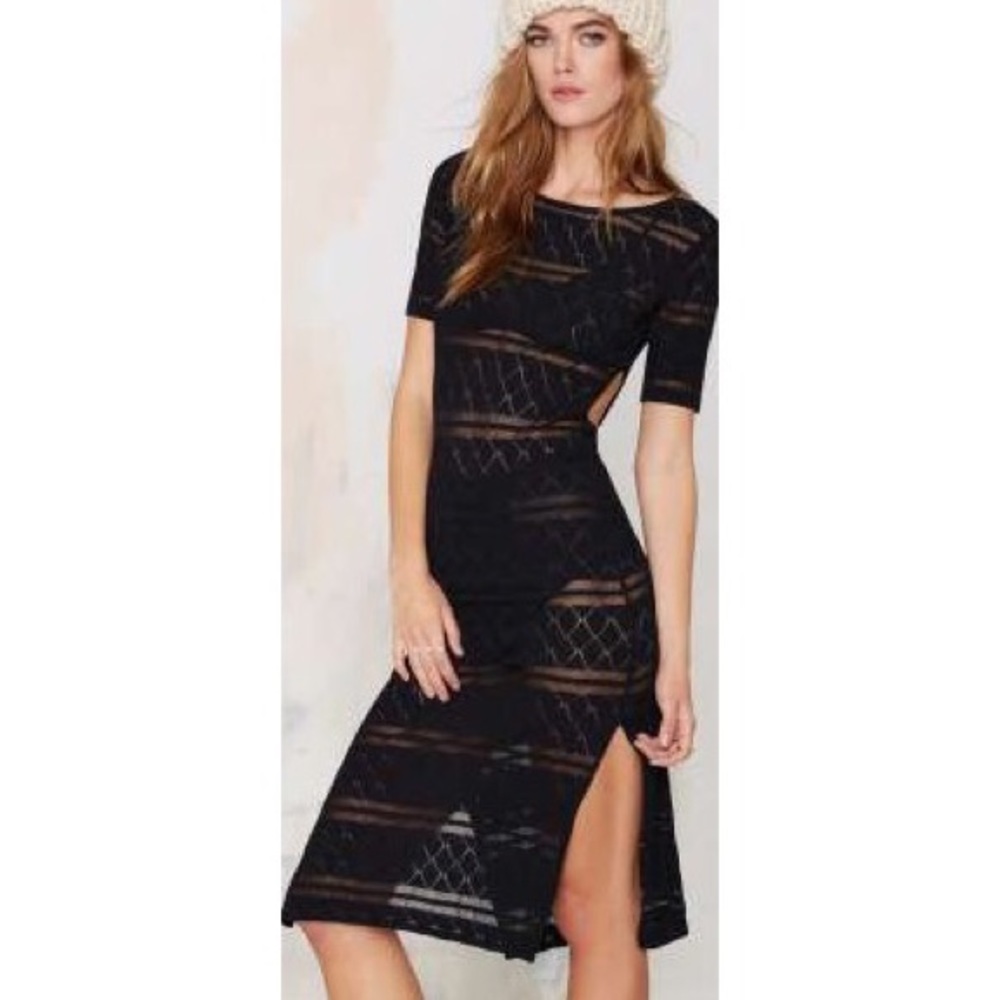 KNITZ by For Love & Lemons Joni Midi Dress