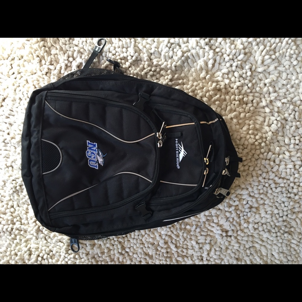 High Sierra Black Backpack