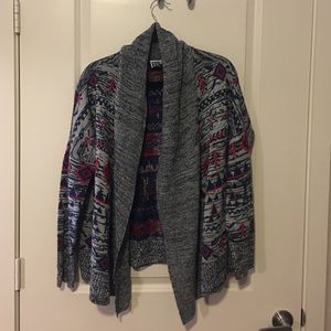 Roxy Tribal Print Knit Sweater