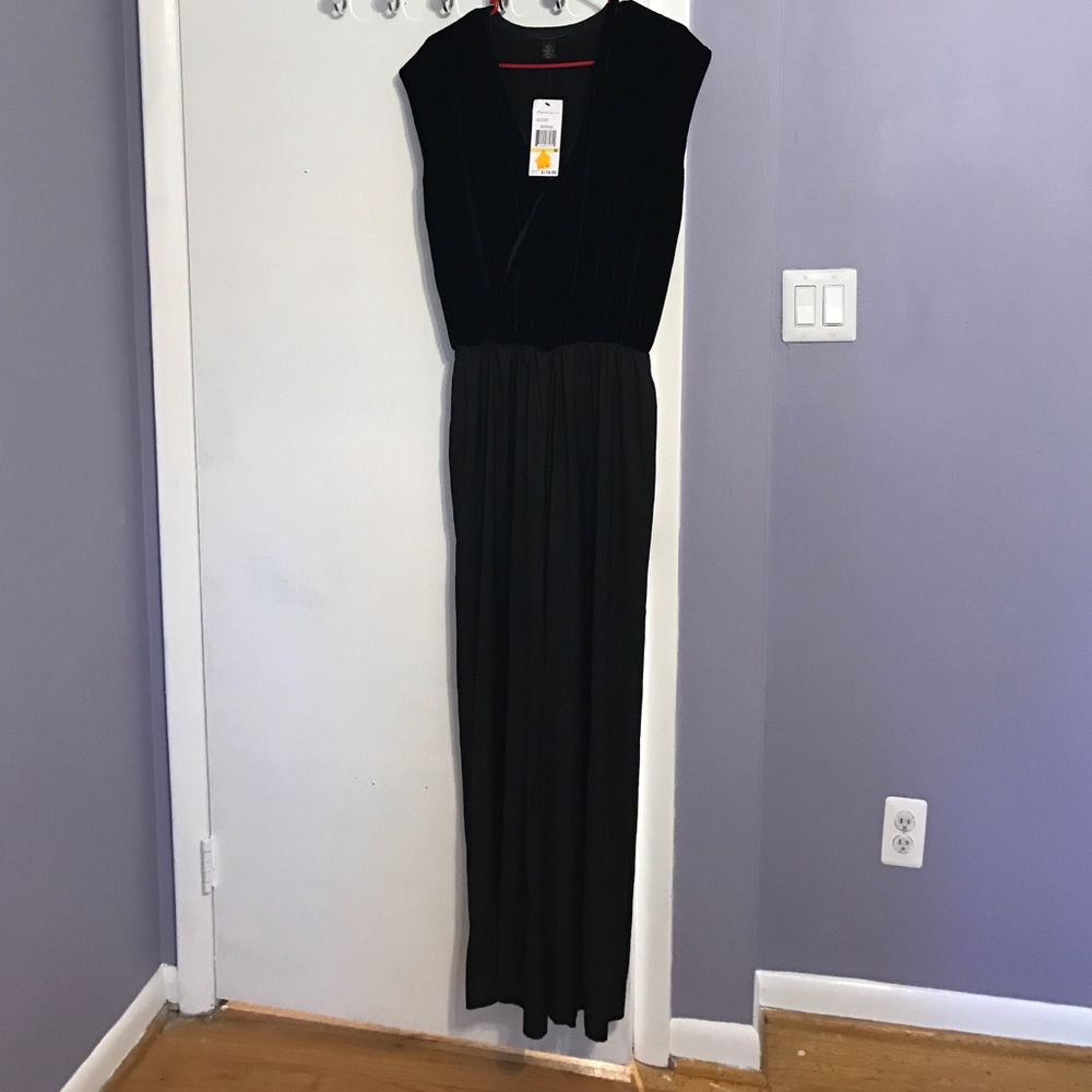 Kenneth Cole Hot Top Velvet Jumpsuit