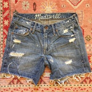 Madewell denim shorts