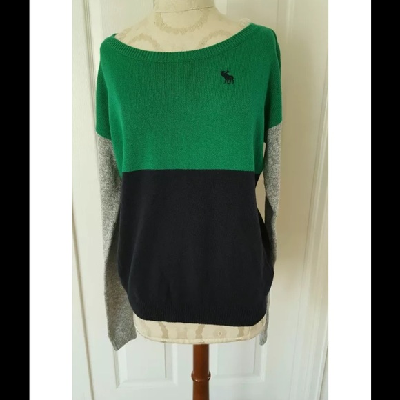 Abercrombie & Fitch Sweaters - Abercrombie and fitch color block sweater. Sz L
