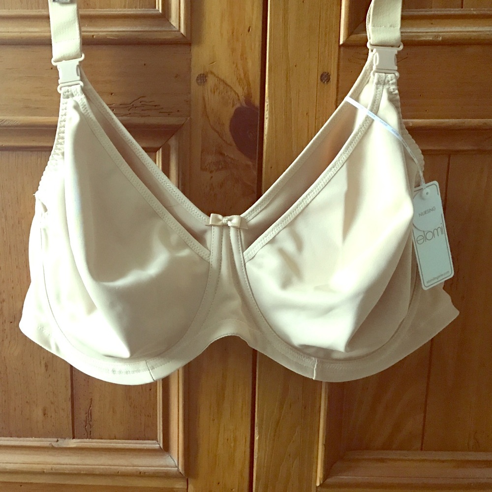 Elomi nursing bra, brand new, 44E, beige