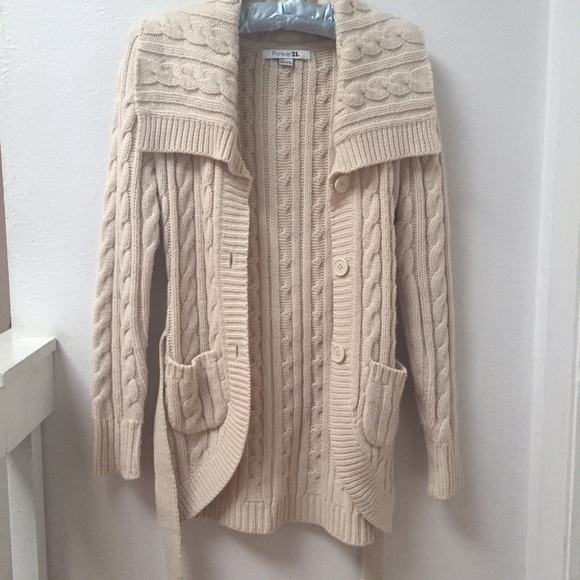 Cream Cardigan - Picture 1 of 3