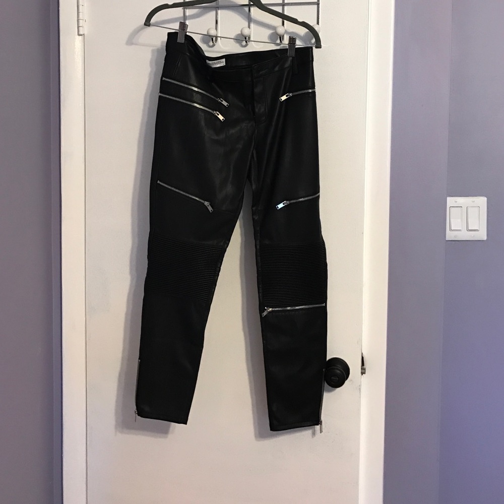 Zara Faux Leather Pants