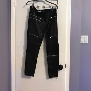 Zara Faux Leather Pants