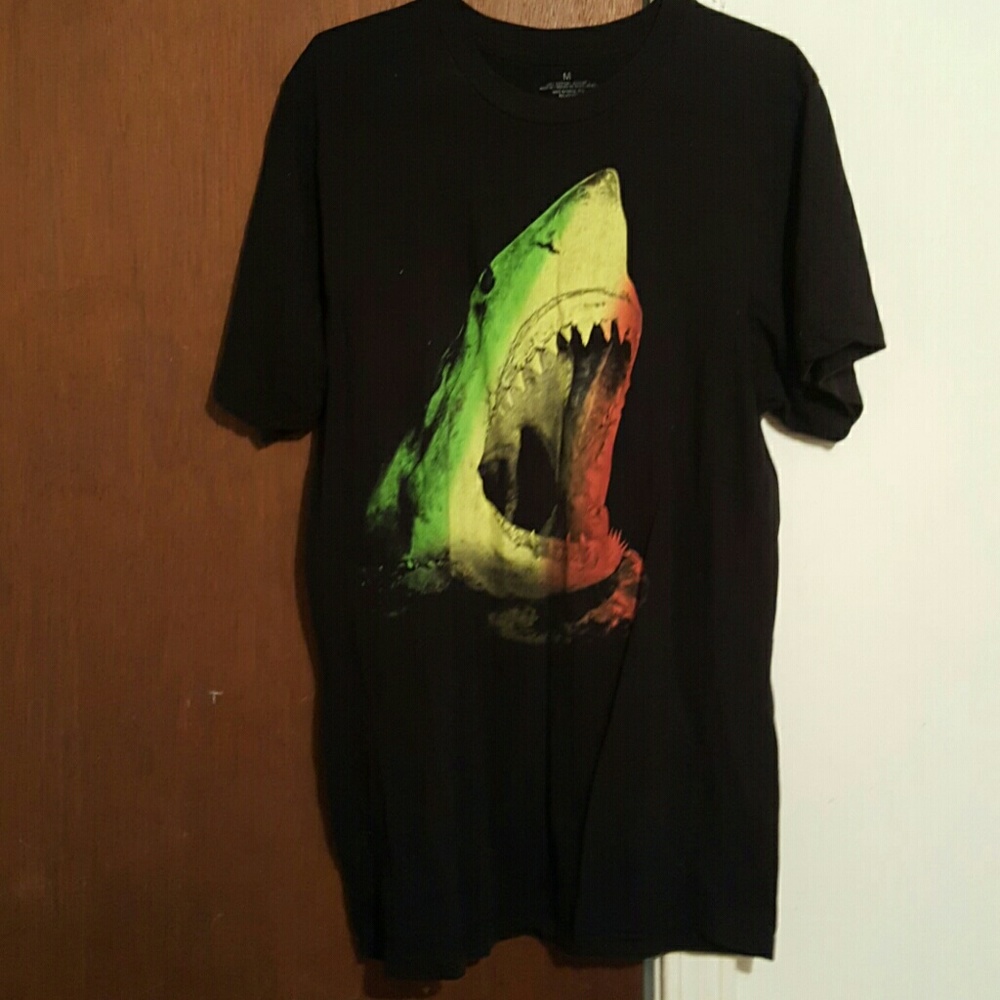 Rainbow shark tee