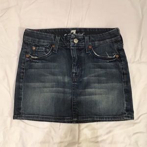 Seven Jean Skirt