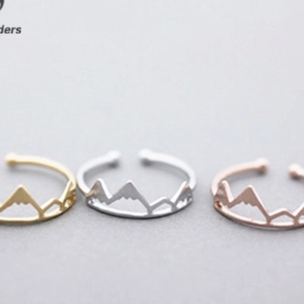 New! Silver mountains rings!