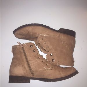 Tan ankle boots