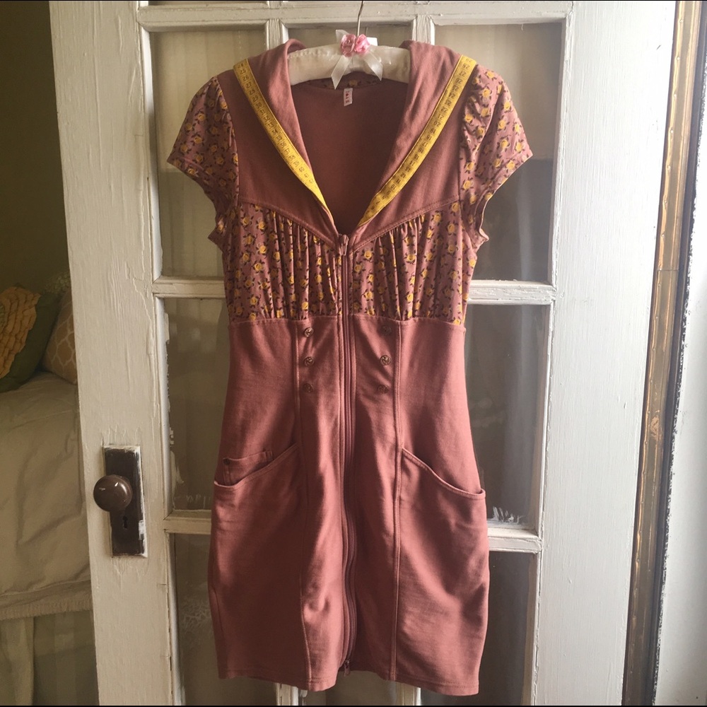 Mauve sailor ModCloth dress